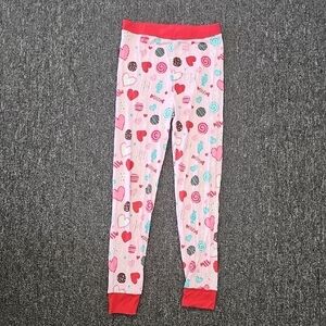 Little Sleepies Heart Candy Print Pajama Bottoms Size 7 8